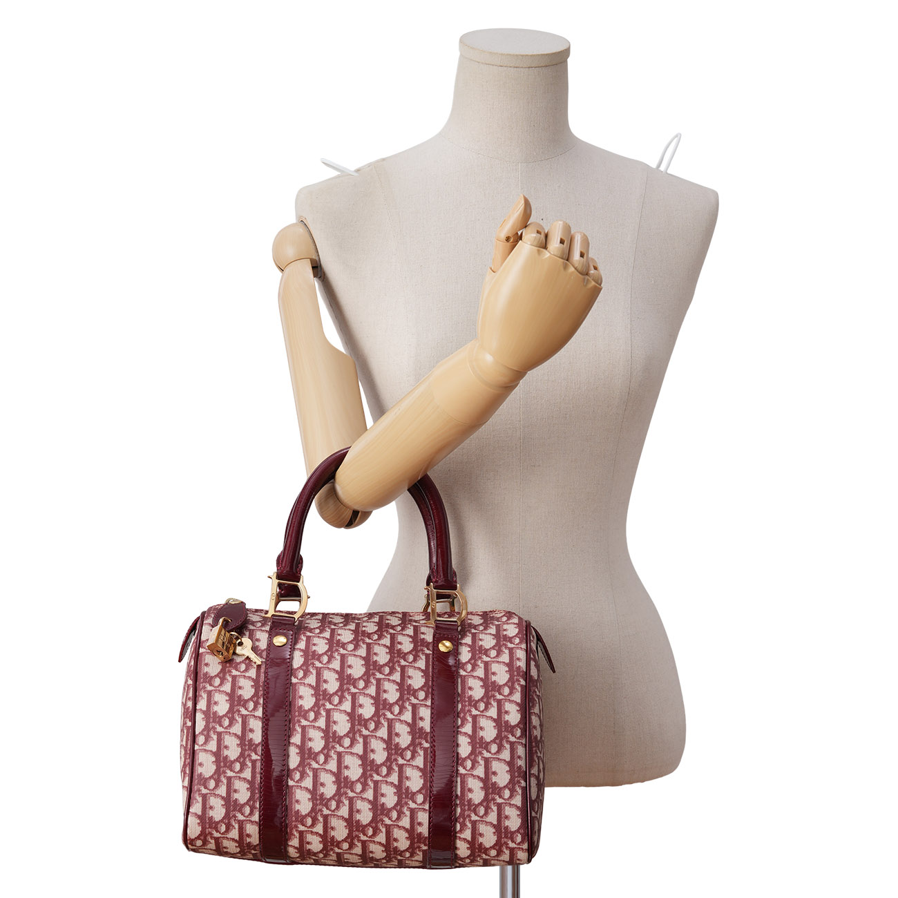 CHRISTIAN DIOR(USED)디올 빈티지 오블리크 보스턴 토트백